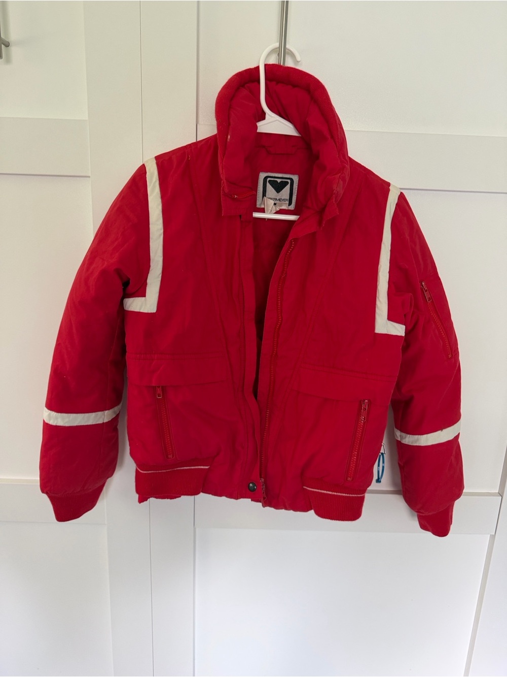 Obermeyer Women's Bright Red size 6 Ski Jacket coat down filled